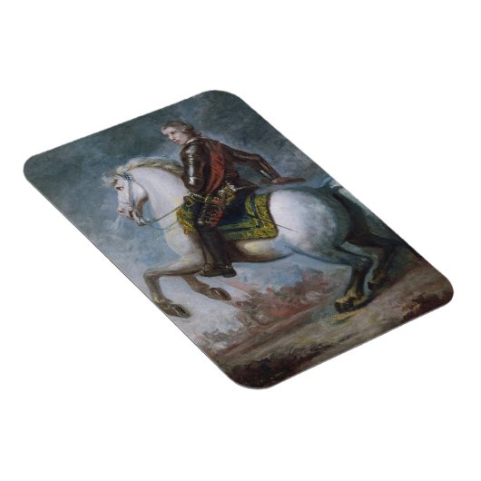 Sir Jeffrey Amherst (1717-97) c.1768 (canvaの油) マグネット (右側)