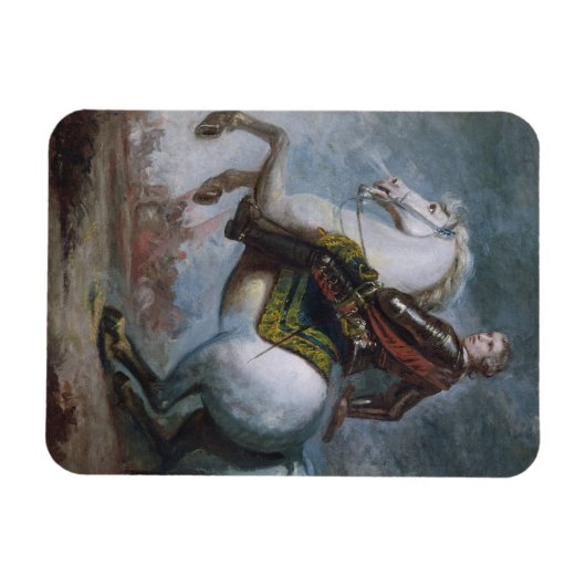 Sir Jeffrey Amherst (1717-97) c.1768 (canvaの油) マグネット (横)