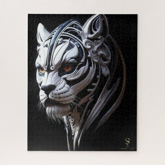 Sir Khan険しい表情のパズル ジグソーパズル (縦)