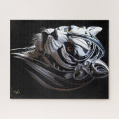 Sir Khan険しい表情のパズル ジグソーパズル (横)