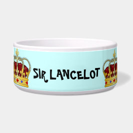 SIR LANCELOT DOG BOWL - THE CROWN - ENGLISH HERO ボウル