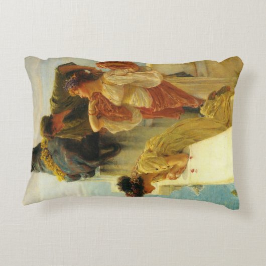 Sir Lawrence Alma-Tedamoによる見晴らしの兆し アクセントクッション (裏面)