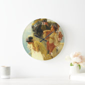 Sir Lawrence Alma-Tedamoによる見晴らしの兆し ラージ壁時計 (ホーム)