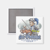 Sir Obamalot Obama 2008ギア マグネット (正面/裏面)