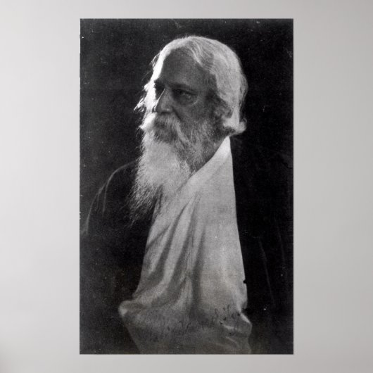 Sir Rabindranath Tagore ポスター (正面)