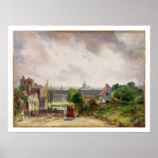 Sir Richard Steele'sコテージ，ハムステッド， c.1832 (o ポスター (正面)