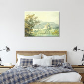 Sir William Hamilton's Villa, c.1795 （ペン付き/c） キャンバスプリント (インサイチュ (寝室))