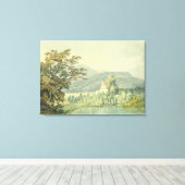 Sir William Hamilton's Villa, c.1795 （ペン付き/c） キャンバスプリント (インサイチュ (ウッドフロア))