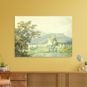 Sir William Hamilton's Villa, c.1795 （ペン付き/c） キャンバスプリント (インサイチュ (リビング))