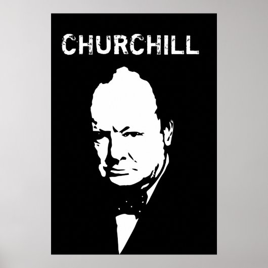 Sir Winston白黒 ポスター (正面)