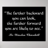 Sir Winston Churchill Quotation by SRF ポスター (正面)