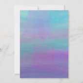 SIRENパープル金ゴールドマーメイドバッシュ誕生日パーティー (裏面)