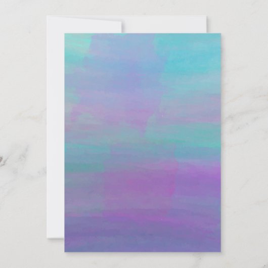 SIRENパープル金ゴールドマーメイドバッシュ誕生日パーティー (裏面)