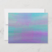 SIRENマーメイド熱帯ビーチブックベビーカード 招待状 (裏面)