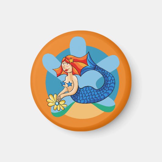 Sirenita de Linda. Sirena, sirena マグネット (正面)