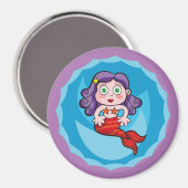 Sirenita de Linda. Sirena, sirena マグネット (正面/裏面)