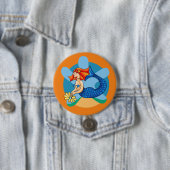 Sirenita de Linda. Sirena, sirena 缶バッジ (インサイチュ)