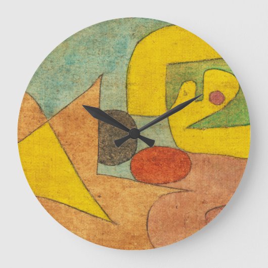 Sirens Eggs, 1939 by Paul Klee ラージ壁時計 (正面)