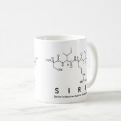 Siriペプチド名mug コーヒーマグカップ (正面右)