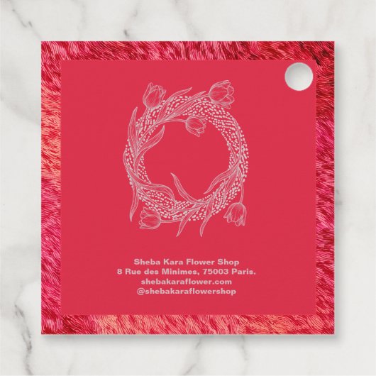 Sirocco Gift Tag フェイバータグ (裏面)