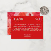 Sirocco Thank You Card ノートカード (正面/裏面インサイチュ)