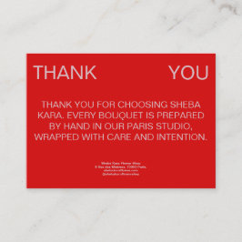 Sirocco Thank You Card ノートカード