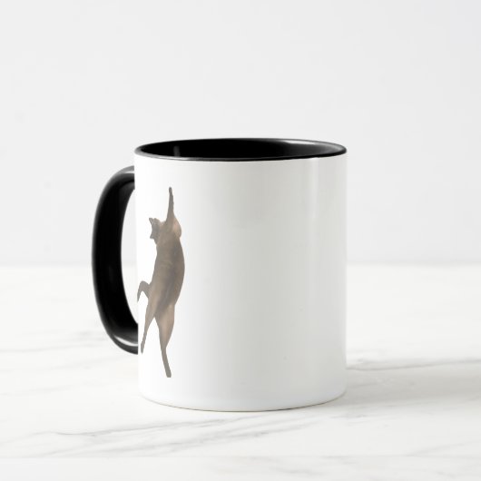 SirPercyPaws - Cat Pose Mug マグカップ (正面左)