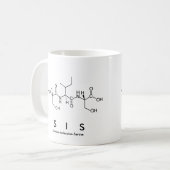 Sisペプチド名mag コーヒーマグカップ (正面左)