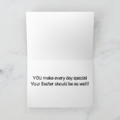 「SIS」あなたは特別な人よ/イースターも特別なものにしよう カード (内部)