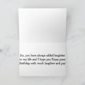 *SIS*お客様の楽しむ誕生日を笑い飛ばす/おもしろい カード (内部)