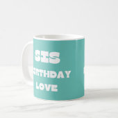 SIs Birthday Love Mug  コーヒーマグカップ (正面左)