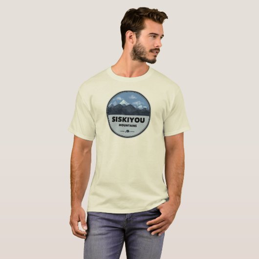 Siskiyou Mountains California Camping Tシャツ (正面フル)
