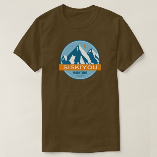 Siskiyou Mountains California Tシャツ (デザイン正面)