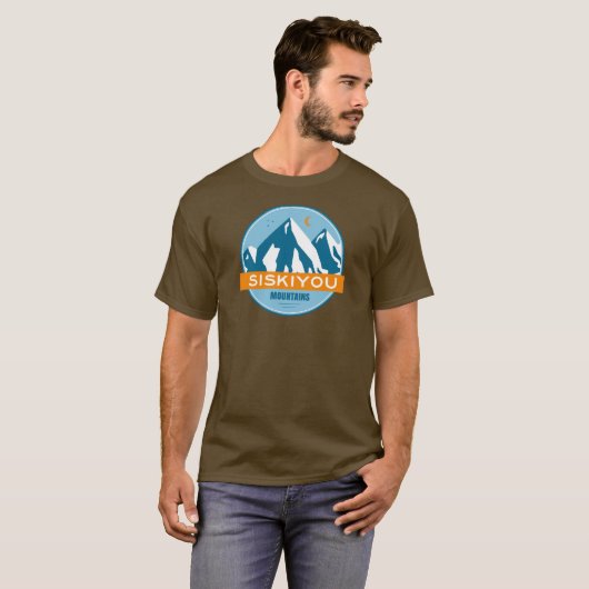 Siskiyou Mountains California Tシャツ (正面フル)