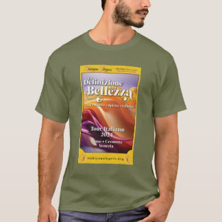 Siskiyou Singers 2024イタリアツアーTシャツ Tシャツ