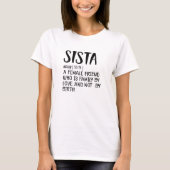 Sista定義 Tシャツ (正面)