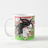 Sistahはあなたの頭部を常に保ちます コーヒーマグカップ (左)