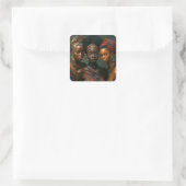 「Sistas」ジェネリックアートステッカー スクエアシール (バッグ)