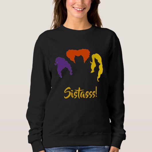 Sistasss!ホーカスポーカスの秋のスウェットシャツ スウェットシャツ (正面)
