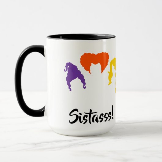 Sistasss! Hocus Pocus Themed Fall Coffee Mug マグカップ (左)