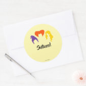 Sistasss! Hocus Pocus Themed Fall Stickers ラウンドシール (封筒)