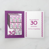 SISTER - 30th Birthday カード (内部)