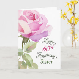Sister 60th Anniversary Catholic Nun Jubilee Pink  カード