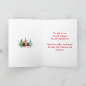 Sister and Brother in Law Christmas Greeting Card カード (内部)