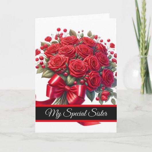 Sister Birthday Card カード (正面)