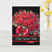 Sister Birthday Card カード (黄色い花)