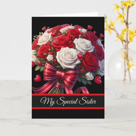 Sister Birthday Card カード (黄色い花)