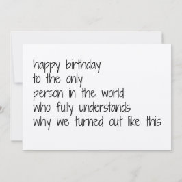 sister birthday card, funny birthday card sisters シーズンカード