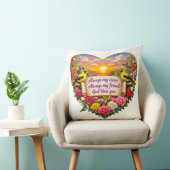 Sister Blessing Throw Pillow クッション (椅子)