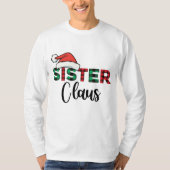 Sister Clause Men's Basic長袖Tシャツ Tシャツ (正面)